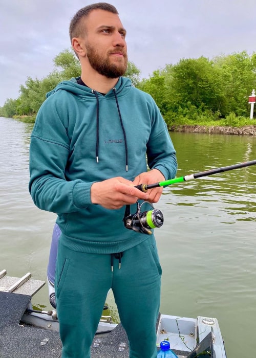 Vasyl Lomachenko as seen in an Instagram Post in May 2020