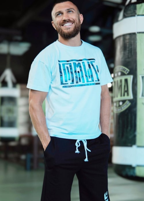 Vasyl Lomachenko as seen in an Instagram Post in September 2020