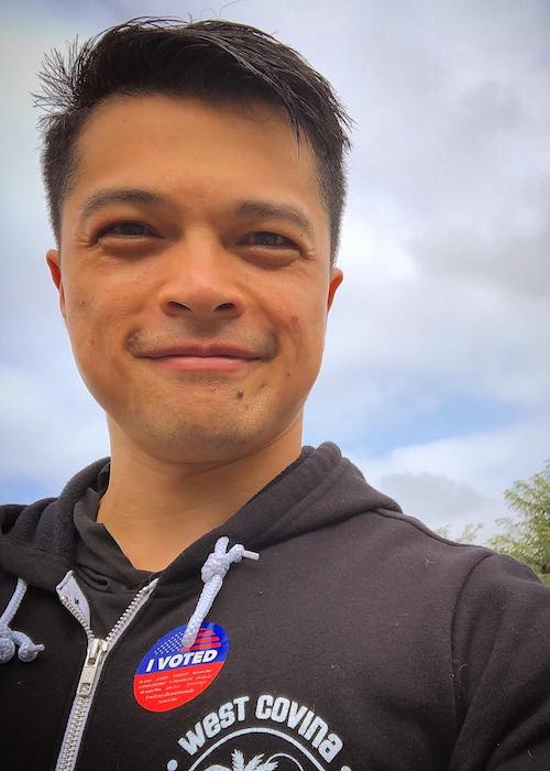 Vincent Rodriguez III at Los Angeles, California in June 2018