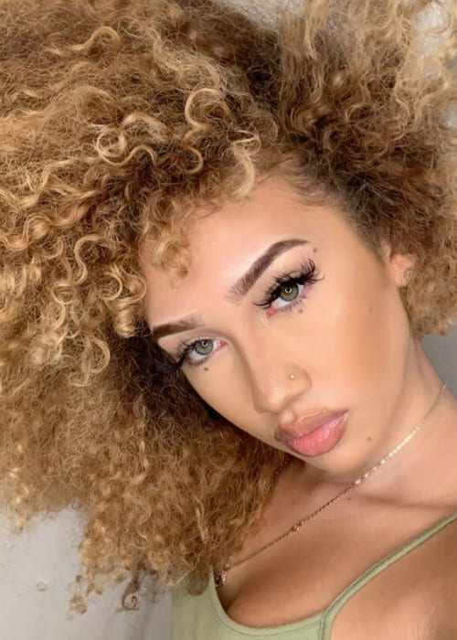 Yasmeen Stafford in an Instagram selfie as seen in January 2020