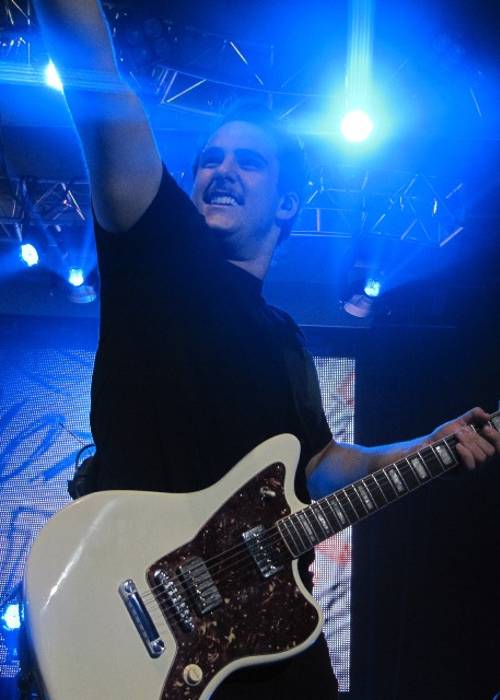 Zac Farro as seen performing on stage in 2010