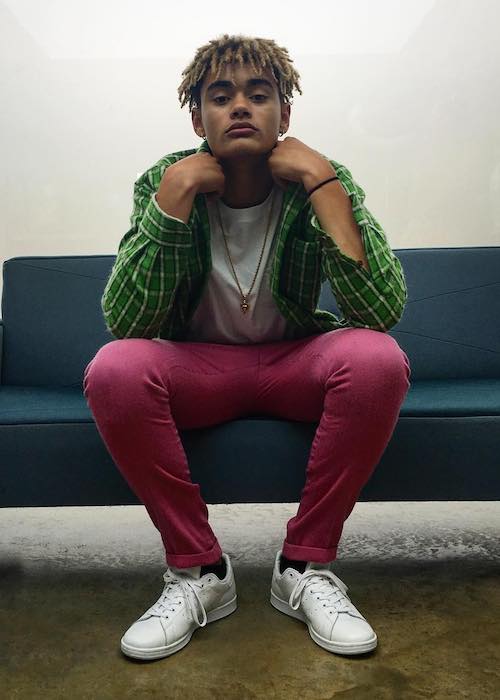 Zion Kuwonu in a picture shared on his Instagram account in July 2017